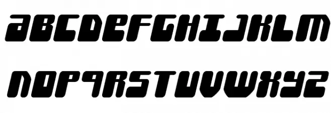 Force Majeure Expanded Italic Schriftart Groß