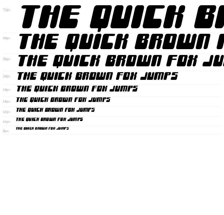 Force Majeure Expanded Italic Waterfall