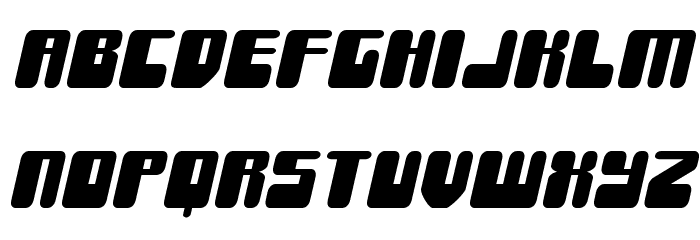 Force Majeure Expanded Italic Font LOWERCASE