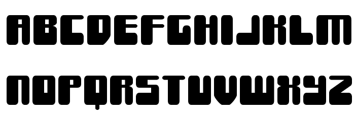 Force Majeure Expanded Font LOWERCASE