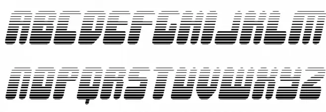 Force Majeure Gradient Italic Fonte MINÚSCULAS