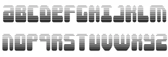 Force Majeure Gradient Polices MAJUSCULES