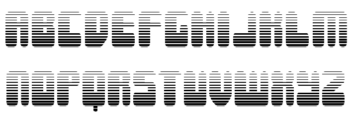 Force Majeure Gradient Font LOWERCASE