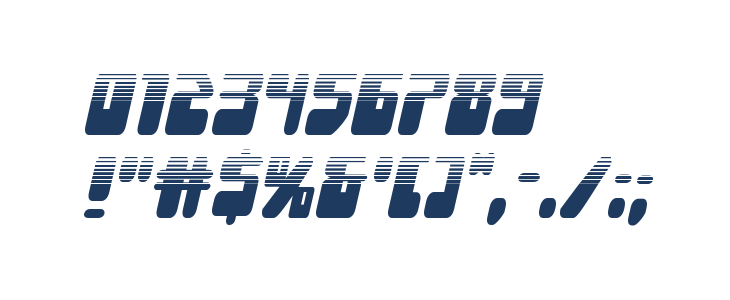 Force Majeure Halftone Italic Other Characters