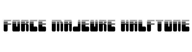 Force Majeure Halftone  नि: शुल्क फ़ॉन्ट्स डाउनलोड