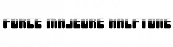 Force Majeure Halftone  Скачать бесплатные шрифты