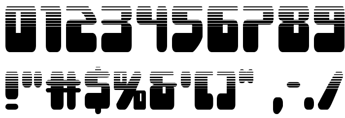 Force Majeure Halftone Font OTHER CHARS