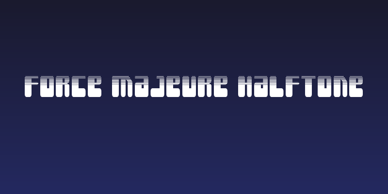 Force Majeure Halftone Social Header
