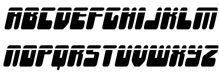 Force Majeure Laser Italic Font LOWERCASE