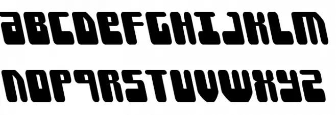 Force Majeure Leftalic Schriftart Groß