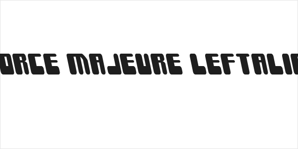 Force Majeure Leftalic Logo
