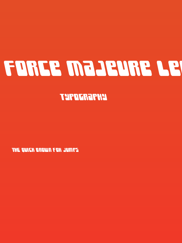 Force Majeure Leftalic Poster