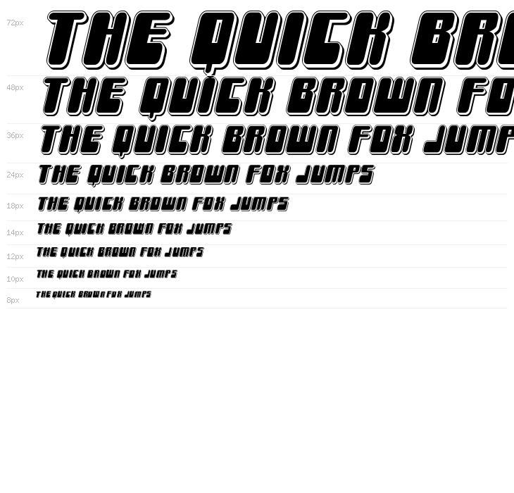 Force Majeure Punch Italic Waterfall