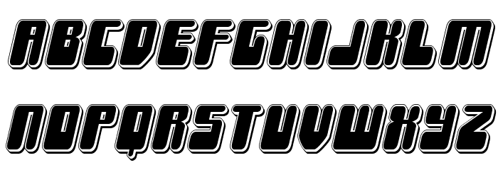 Force Majeure Punch Italic Caratteri MINUSCOLO