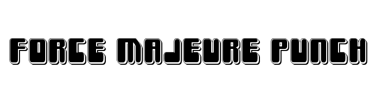 Force Majeure Punch Font