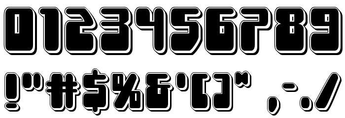 Force Majeure Punch Font OTHER CHARS