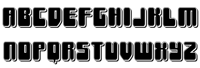 Force Majeure Punch Font LOWERCASE