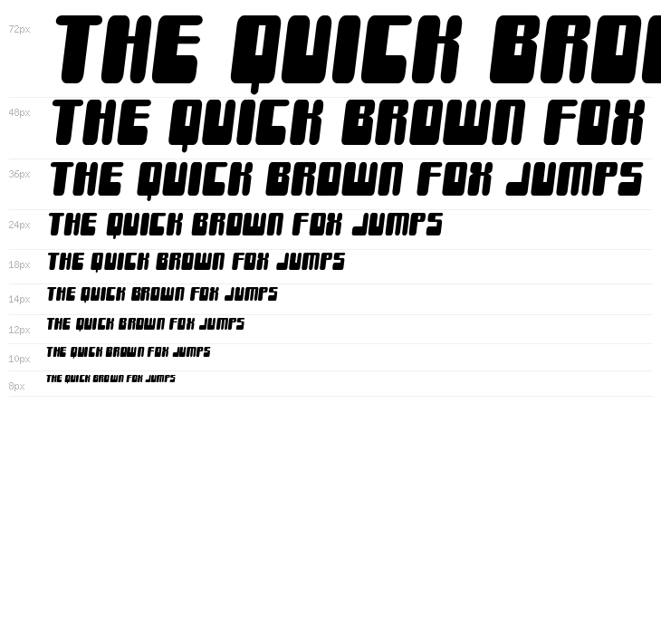 Force Majeure Semi-Italic Waterfall