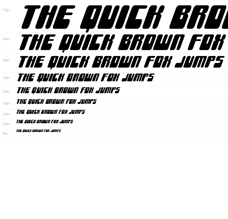 Force Majeure Super-Italic Waterfall