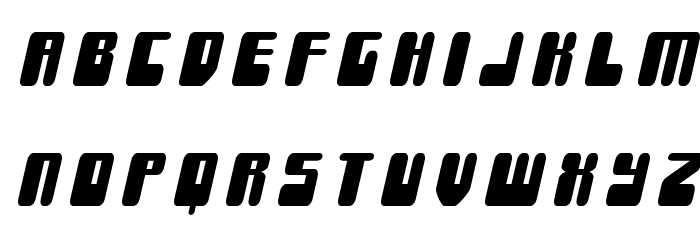 Force Majeure Title Italic Font LOWERCASE