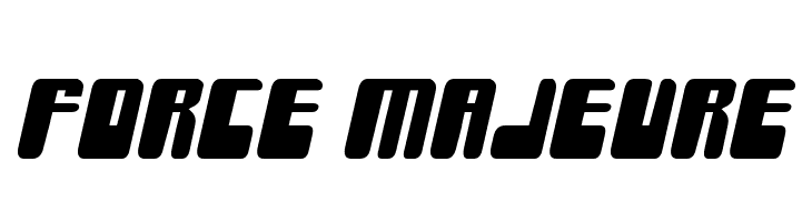 Force Majeure Font