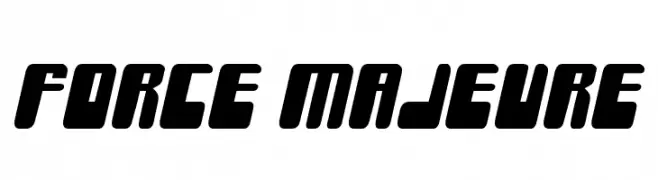 Force Majeure  font caratteri gratis