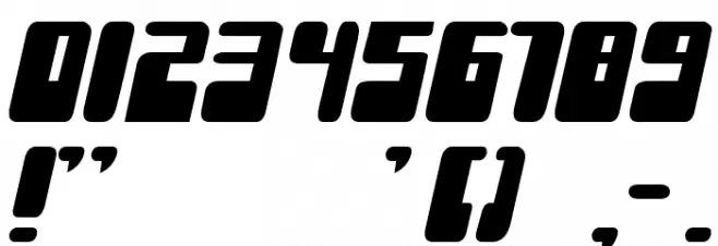 Force Majeure Font OTHER CHARS