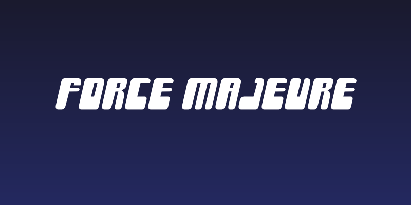 Force Majeure Social Header