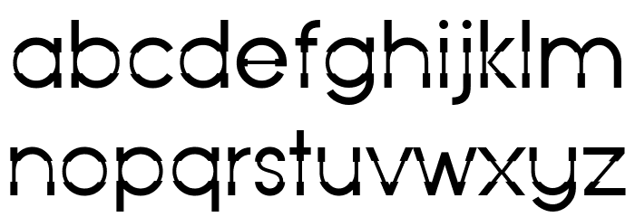 Force One Font LOWERCASE