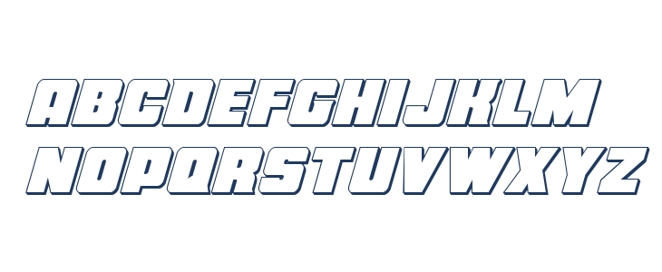 Force Runner 3D Italic Lowercase