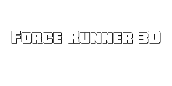 Force Runner 3D Logo