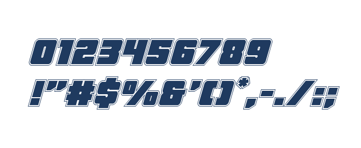 Force Runner Academy Italic Other Characters