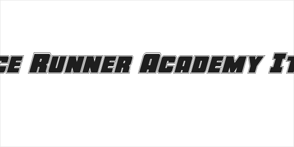 Force Runner Academy Italic Logo