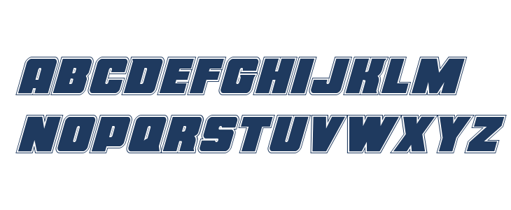 Force Runner Academy Italic Lowercase