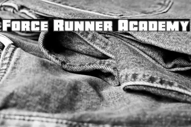 Force Runner Academy Font examples