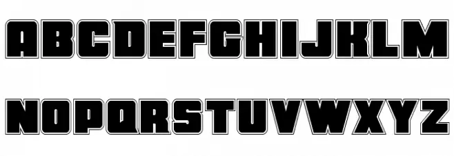 Force Runner Academy Font Litere mici