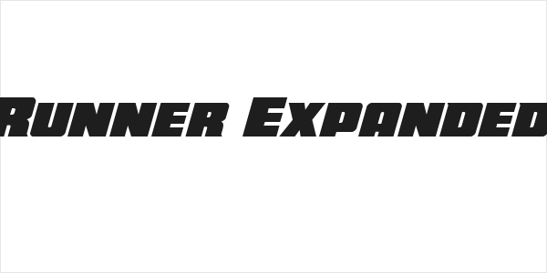 Force Runner Expanded Italic Logo