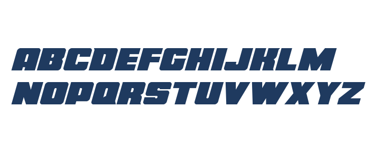 Force Runner Expanded Italic Lowercase