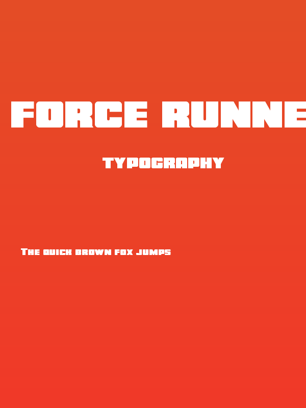Force Runner Expanded Poster