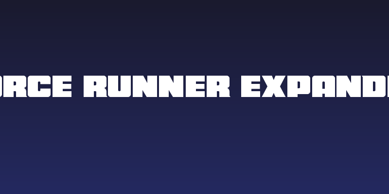 Force Runner Expanded Social Header