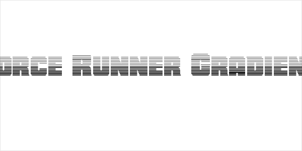 Force Runner Gradient Logo