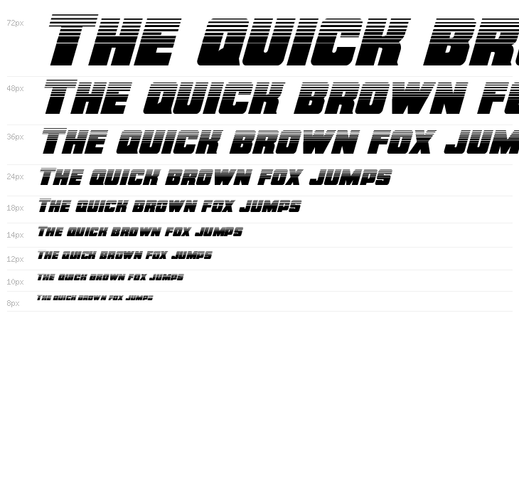 Force Runner Halftone Italic Waterfall