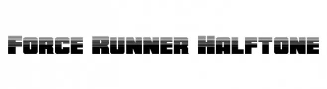 Force Runner Halftone  تنزيل الخطوط