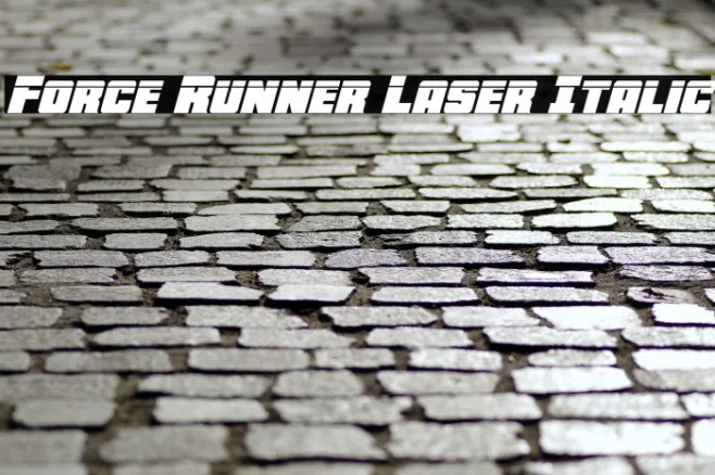 Force Runner Laser Italic Example 3