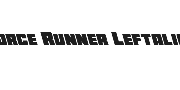 Force Runner Leftalic Logo