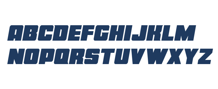 Force Runner Semi-Italic Lowercase