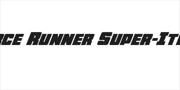 Force Runner Super-Italic Logo