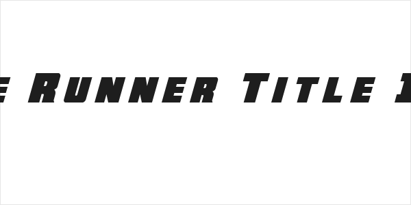 Force Runner Title Italic Logo