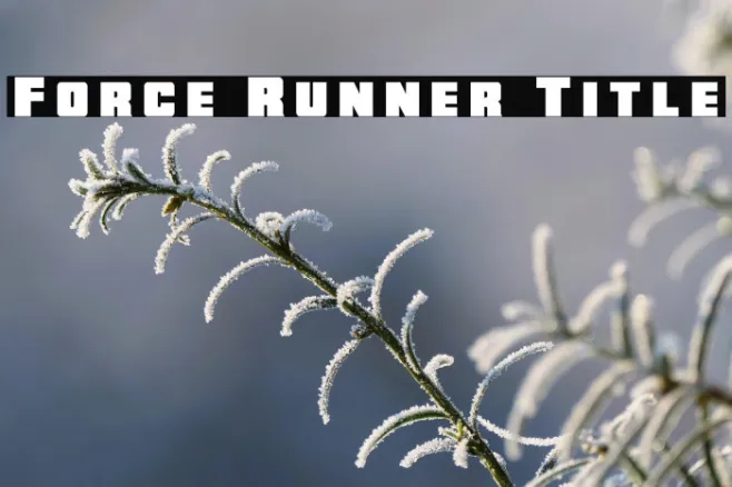 Force Runner Title Example 3
