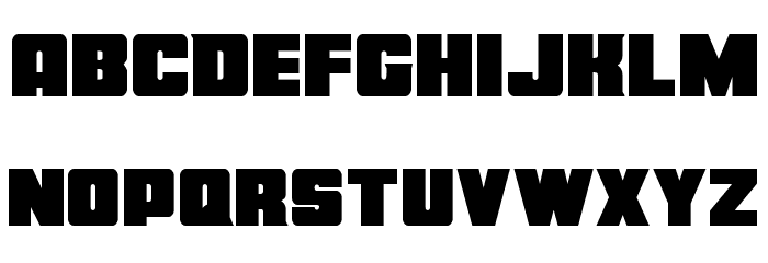 Force Runner Font LOWERCASE